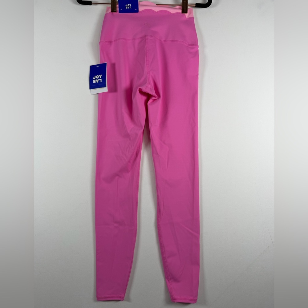 JoyLab Women's High-Rise Scallop Leggings - Pink - XXS, L & XXL - Picture 8 of 17